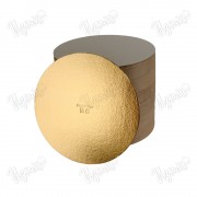 Подложка двухсторонняя круглая Золото/Жемчуг (1,5 мм),, 300 мм