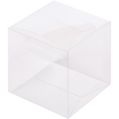 Коробка под пирожное 100*100*100 мм (полностью прозрачная) БЕЗ ложемента, 1 шт Коробка под пирожное 100*100*100 мм (полностью прозрачная) БЕЗ ложемента, 1 шт