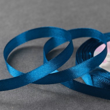 Лента атласная, 10 мм × 23 ± 1 м, цвет синий №40