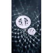 Набор выемок для марципана и теста «Череп», 2 шт: d=7,5/3,7 см