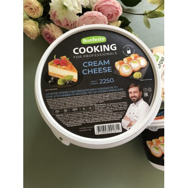 Сыр мягкий "CREAM CHEESE" 70% CooKing, 2250 г.