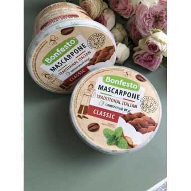 Сыр мягкий (Bonfesto) «Маскарпоне» с массовой долей жира в СХ 78%, 500 г. Сыр мягкий (Bonfesto) «Маскарпоне» с массовой долей жира в СХ 78%, 500 г.