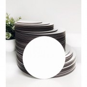 Подложка круглая белая 320 мм мдф 2,5-3 мм, 1 шт 