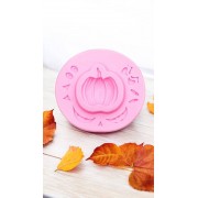 Молд "Тыква" 9,5*9,5*1,5 см, размер самой тыквы 3,7 см.