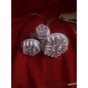 Набор плунжеров кондитерских Доляна «Снежинка», 3 шт