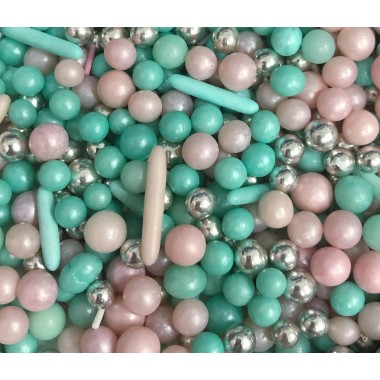 Кондитерская посыпка «Мятная карамель», с мягким центром, 50 г, КондиМир, Китай.