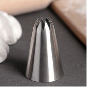 Насадка кондитерская «Закрытая звезда», вых. 1 см, 000080.