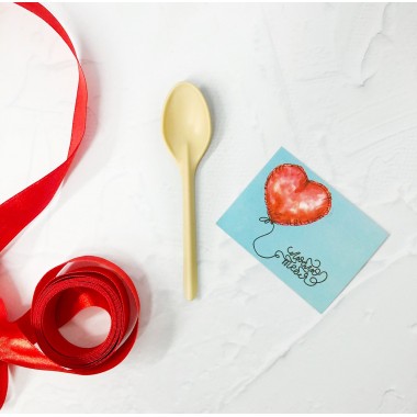 Ложка чайная крафт крахмал (биополимер) 12,5*2,8 см, 1шт. Ложка чайная крафт крахмал (биополимер) 12,5*2,8 см, 1шт.