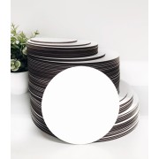 Подложка  круглая 440 мм, белая мдф 2,5-3 мм, гладкая, 1 шт.