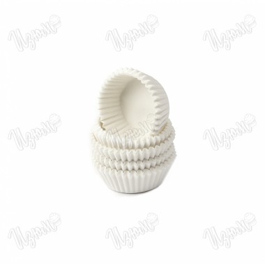 Тарталетка  (капсула) бумажная (белая), 30*17,5 мм, 45-50 шт.