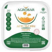 Пюре Апельсин  AGROBAR, 1 кг (замороженное)