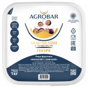 Пюре Маракуйя c семечкой AGROBAR, 1 кг (замороженное)	