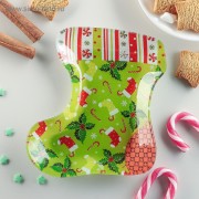 Блюдо сервировочное Доляна «Сапожок. Заплатка», 16×14 см