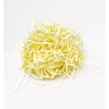 Бумажная стружка (наполнитель) СВЕТЛО-ЖЁЛТАЯ, 34 г