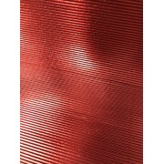 Бумага гофрированная 50 х 70 см, цвет красный, 1 лист
