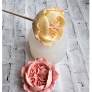 Молд для шоколада , силиконовая форма цветок Роза Пионовидная 4,5*2,7 см (26 г)