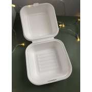 Бенто-бокс (сахарный тростник) 150*150 мм (внутренние диаметр 10 см, высота 7,5 см)