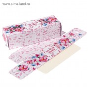 Коробочка для макарун "От всей души", 18 х 5,5 х 5,5 см