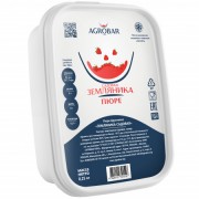 Пюре Земляника Садовая AGROBAR, 250 г (замороженное), Россия.