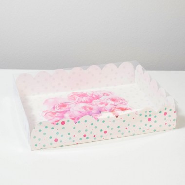 Коробка подарочная 30 × 40 × 8 см с PVC-крышкой «Счастье ждет тебя» Коробка подарочная 30 × 40 × 8 см с PVC-крышкой «Счастье ждет тебя»