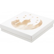 КоробкаБелая 200*200*40 мм  тематическая , 1 шт