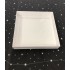Коробочка для печенья 20*20*3 см белая с прозрачной крышкой.