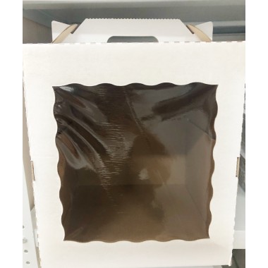 Коробка-чемодан 300*300*300 мм с окном (гофрокартон), 10 шт Коробка-чемодан 300*300*300 мм с окном (гофрокартон), 10 шт