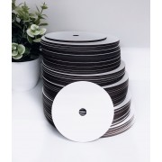 Межъярусная мдф 2,5-3 мм круглая белая 110 мм, с отверстием, 1 шт