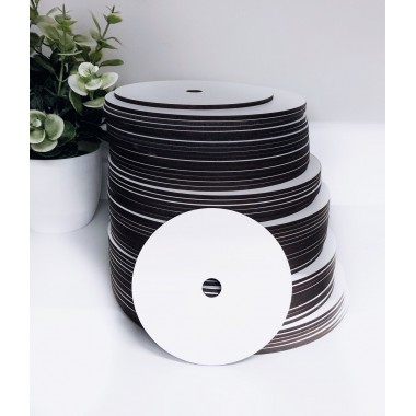 Межъярусная мдф 2,5-3 мм круглая белая 170 мм, с отверстием, 1 шт