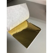Зеркальная поталь. Золото (не пищевая), 1 лист. 9*9 см, 1 лист