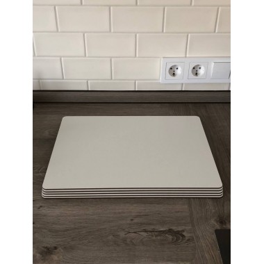 Подложка мдф белая 5-6 мм прямоугольная 380*280 мм, 1 шт