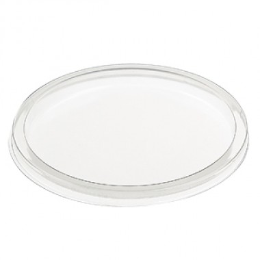 Крышка для креманки (88*73 мм) КРУГЛАЯ 200 мл прозрачная, 1 шт 