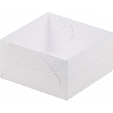 Коробка для зефира 155*155*60 мм Белая с пластиковой крышкой, 10 шт. Коробка для зефира 155*155*60 мм Белая с пластиковой крышкой, 10 шт.