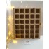 Коробка для пряников 30*27*4 см (ячейка 4,5 см) Адвент-календарь, 1 шт (под заказ за 2 дня)
