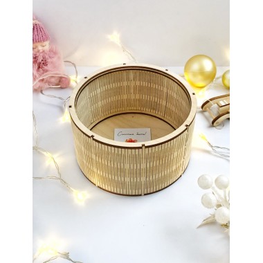 Коробка круглая для подарка 15*9 см , 1 шт (под заказ за 2 дня) Коробка круглая для подарка 15*9 см , 1 шт (под заказ за 2 дня)