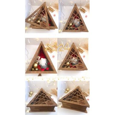 Коробка  для подарка 25*30*9 см "Ёлочка" , 1 шт (под заказ за 2 дня)