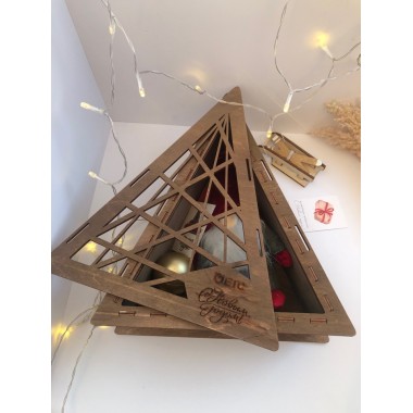 Коробка  для подарка 25*30*9 см "Ёлочка" , 1 шт (под заказ за 2 дня)