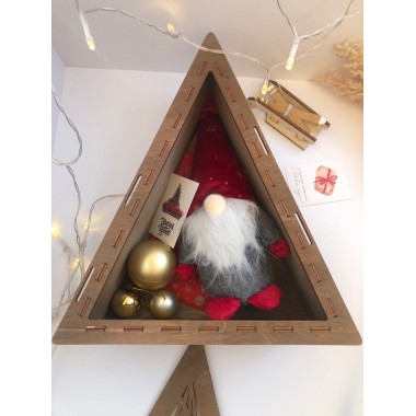 Коробка  для подарка 25*30*9 см "Ёлочка" , 1 шт (под заказ за 2 дня)