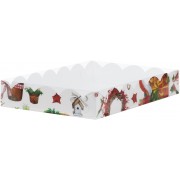 Коробка 200*120*35 мм для печенья и пряников "Xmas"