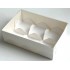 Коробка для 6 моти 175*120*55 (белая) с пласт. крышкой и ложементами, 1 шт Коробка для 6 моти 175*120*55 (белая) с пласт. крышкой и ложементами, 1 шт
