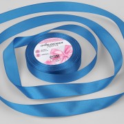 Лента атласная, 20 мм × 23 ± 1 м, цвет лазурно-синий №36