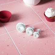 Набор плунжеров «Герберы», 3 шт, размеры цветков: 4,3 см, 4,8 см, 5,5 см