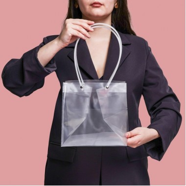 Пакет подарочный с квадратным дном 20 х 20 х 20 см