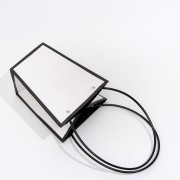 Сумка для цветов Белая влагостойкая, 17x17-11.5x11.5-20 см, 1 шт