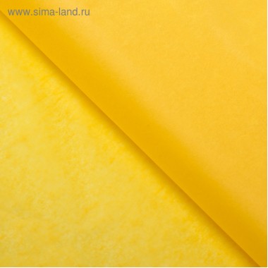 Бумага упаковочная тишью, желтый, 50 см х 66 см, 10 шт (2932067)