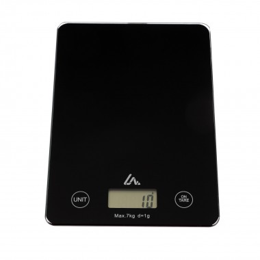 Весы кухонные Luazon LVK-702, электронные, до 7 кг, чёрные Весы кухонные Luazon LVK-702, электронные, до 7 кг, чёрные