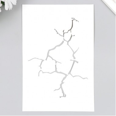 Трафарет "Трещина" 24х16 см