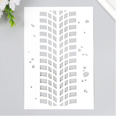 Трафарет "След от колеса" 24х16 см Трафарет "След от колеса" 24х16 см