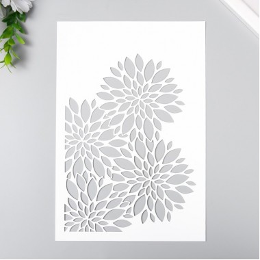 Трафарет "Цветы" 24х16 см