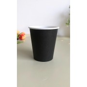 Стаканчик бумажный одноразовый 250 мм ЧЁРНЫЙ, 1 шт (без крышки)